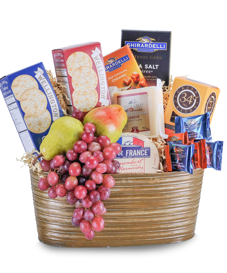 Cheese, Cracker and Fruit Delight