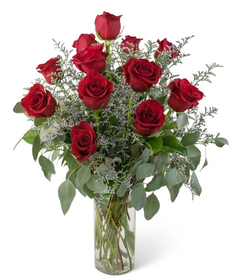 Elegance & Grace Long Stemmed Red Roses